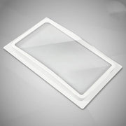 DURAFORCE 22"x14" Inner Dome with Clear Window White Plastic For RV Skylight Opening