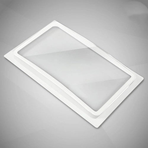 DURAFORCE 22"x14" Inner Dome with Clear Window White Plastic For RV Skylight Opening