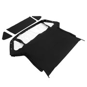DURAFORCE Convertible Soft Top w/ Clear Window Black Sailcloth Vinyl For MG Midget 1970-80