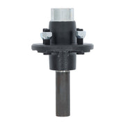 DURAFORCE 6PCS Trailer Axle Kit w/ 4 on 4" Bolt Idler 1" Hub & Round BT8 Spindle L44643