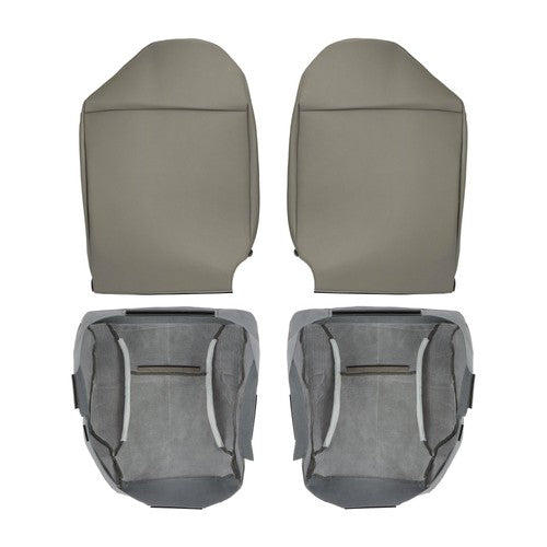 DURAFORCE LH+RH Bottom & Top Leather Seat Cover For Dodge Ram 1500 2500 3500 1998-2002 NEW