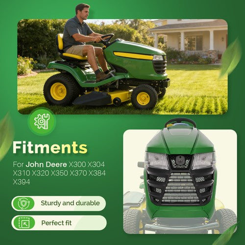 DURAFORCE For John Deere X300 X304 X310 X320 X350 X370 X384 X394 Hood w/Grille Headlight