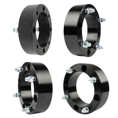 DURAFORCE For Polaris Ranger RZR Wheel Spacers 4x156 2" 131mm M12x1.5 4Pcs Silver 2013+