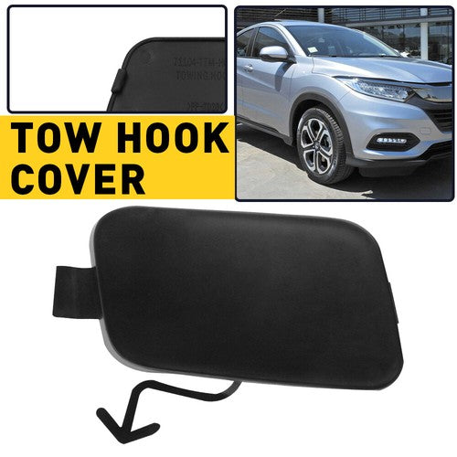 DURAFORCE 71104-T7M-H00 Front Bumper Tow Hook Cover Cap for Honda HR-V HRV 2019 2020 2021