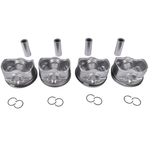 DURAFORCE 4 x Pistons +Pins For 2013-2014 Hyundai Sonata Fe 2.0T 2.0L Sonata 23410-2G400