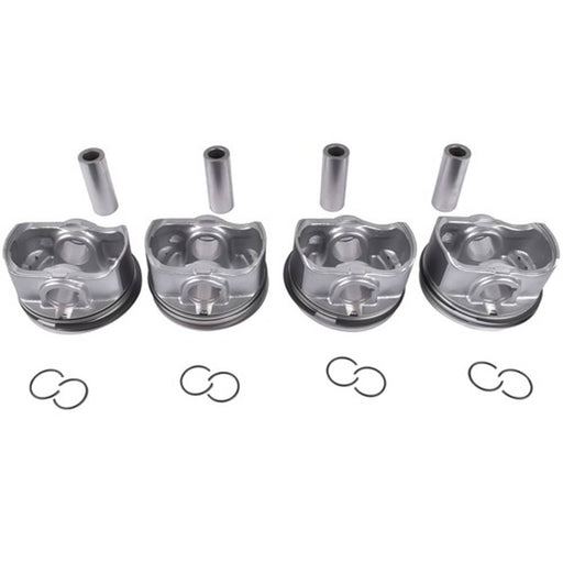 DURAFORCE 4 x Pistons +Pins For 2013-2014 Hyundai Sonata Fe 2.0T 2.0L Sonata 23410-2G400