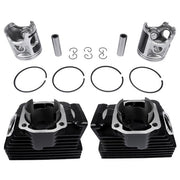 DURAFORCE Cylinder Replacement Kit w/ Pistons Rings Wrist Pins for Yamaha RD350 1973-1975