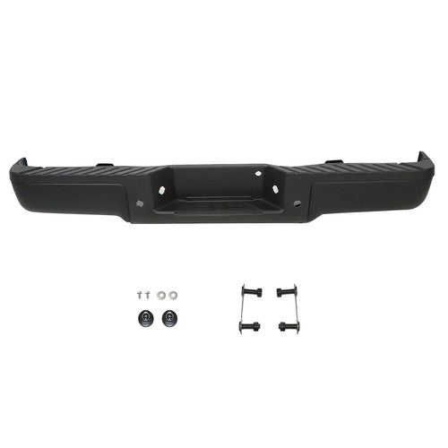 DURAFORCE NEW Primered - Complete Rear Steel Bumper Assembly For Ford F150 Truck 2009-2014
