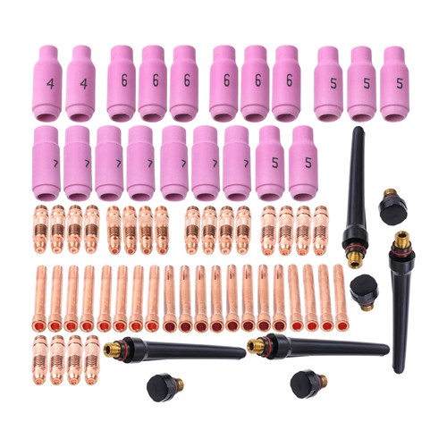DURAFORCE 68 Pcs TIG Torch Consumables Accessories Kit For TIG Welding Torch