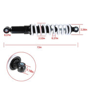 DURAFORCE For ATV Quad Buggy Pit Dirt Bike 110cc 125cc 150cc 360mm 14" Rear Shock Absorber