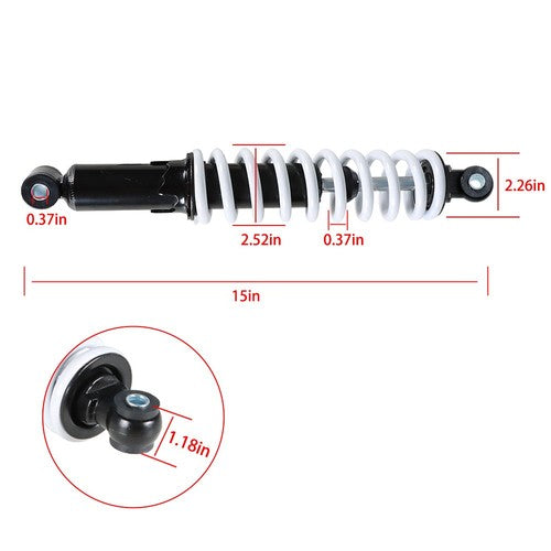 DURAFORCE For ATV Quad Buggy Pit Dirt Bike 110cc 125cc 150cc 360mm 14" Rear Shock Absorber