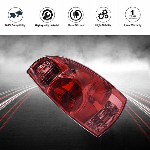 DURAFORCE Tail Brake Light Passenger Right Side For Toyota Tacoma 2005-2015 81550-04150