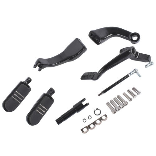 DURAFORCE Mid Control Kit FootPeg for 2004-2013 Harley Sportster Custom Low XL883 XL1200