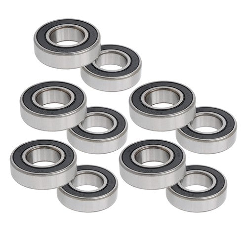 DURAFORCE 10Pcs 1641-2RS Deep Groove Ball Bearings 1In Inner Dia 2In OD 9/16In Bore Sealed