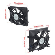 DURAFORCE Radiator Cooling Fan Assembly 19015RSAG01 19020R1AA01 For Honda Civic 2012-2015