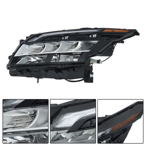 DURAFORCE LED+Halogen For Nissan Pathfinder 22-23 Chrome Housing Headlight Turn Signal LH
