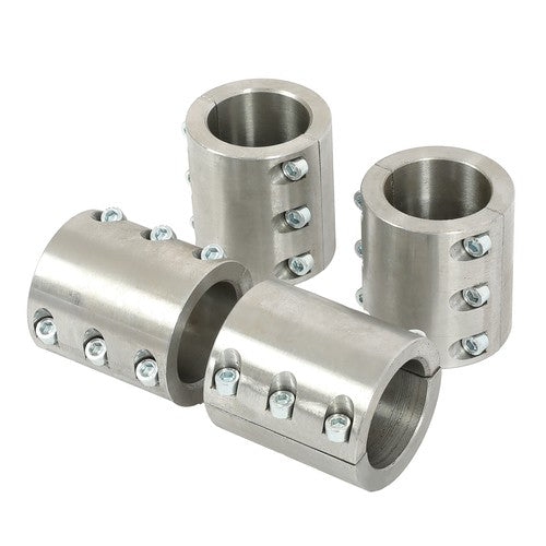 4 Steel Tube Clamps Weldable Bolt On 1.75 Inch 1 3/4 Inch Roll Cage Mounts