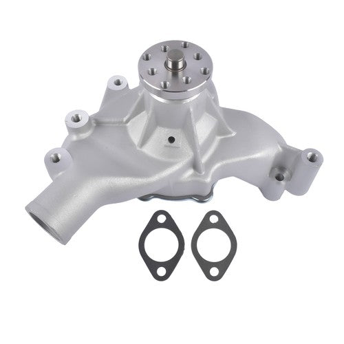 DURAFORCE High-volume Aluminum Long Water Pump Satin Finish for Chevy BBC 396 402 454 502