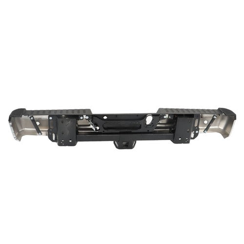 DURAFORCE For Ford F150 2015-2019 w/ Heavy Duty Tow & Sensor Hole Chrome Rear Bumper