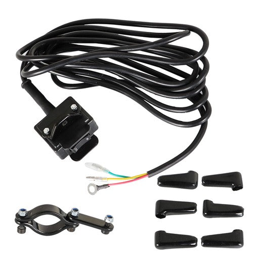 DURAFORCE 12V Solenoid Relay Contactor&Winch Rocker Thumb Switch Combo Set for ATV