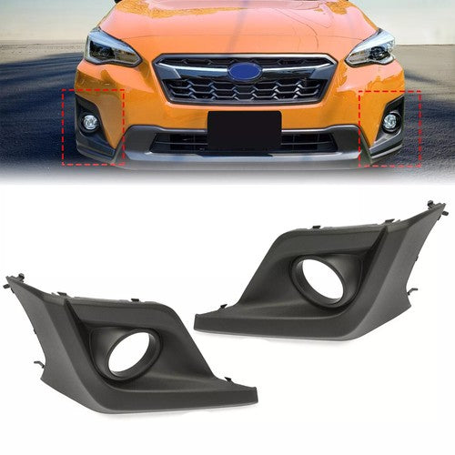 DURAFORCE For 2018 2019 2020 Subaru Crosstrek XUV Pair Fog Light Lamp Cover Bezel W/Hole