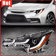 DURAFORCE For 2020-2022 Toyota Corolla SE XLE XSE 3D DRL LED Headlight Left Driver Side