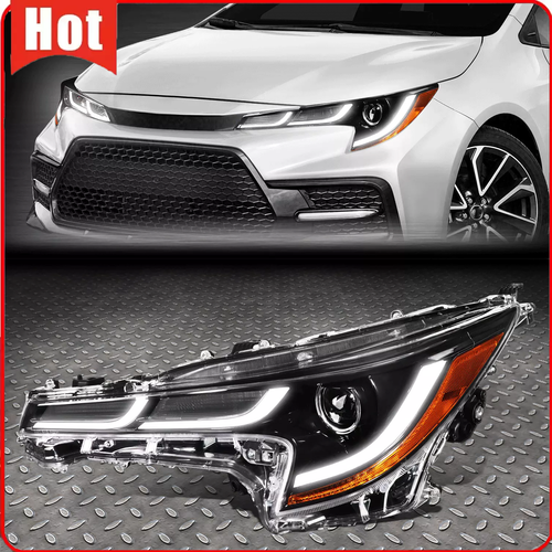 DURAFORCE For 2020-2022 Toyota Corolla SE XLE XSE 3D DRL LED Headlight Left Driver Side