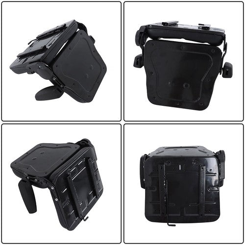 DURAFORCE Foldable With Sliding Rail W/Armrests Seat For Universal Tractors Forklifts
