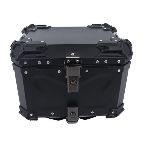 DURAFORCE 45L Motorcycle Top Box with Safety Lock Waterproof Trunk Luggage Storage Case