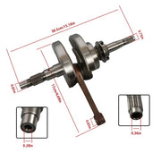 DURAFORCE 13200-016-0000 503-00993 132000160000 for HiSun 750 1:5 crankshaft Assy Massimo
