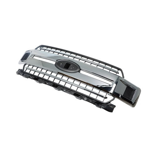 DURAFORCE Fit For Ford F-150 2018-2020 Front Radiator Grille Assembly Chrome Jl3z-8200-ea