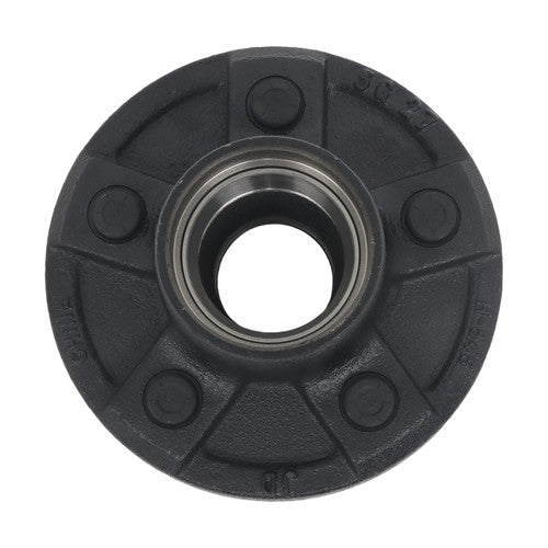 DURAFORCE Idler Hub Round Spindle Kit Trailer Hub Kit With Bearing Kit For 5 Lug × 4.5"