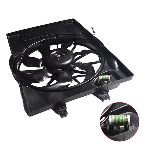 DURAFORCE HY3115156 AC Radiator Cooling Fan Assembly For Elantra GT 2018 2.0L 25380F2000