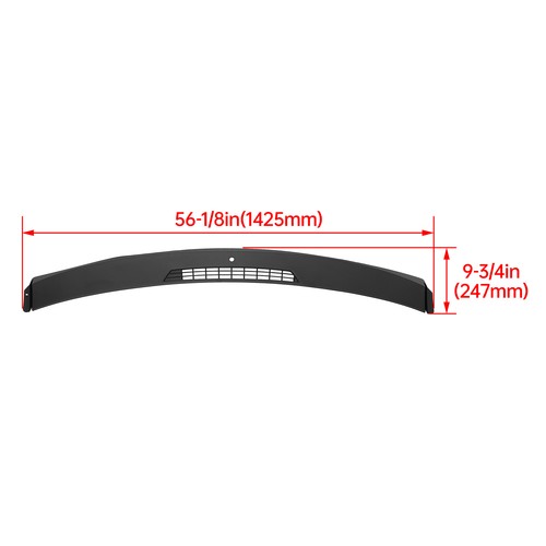 Upper Dash Panel Trim Defrost Cowl for 06 16 Chevy Impala Black with Sensor Hole