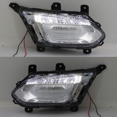 DURAFORCE For Chevy Equinox L LT LS 16-17 LH+RH Front Daytime Running Fog Lights Assembly