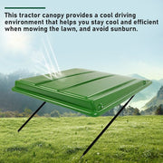 DURAFORCE Top Cab Canopy For John Deere Compact Utility Tractors with ROPS up to 34" Wide
