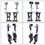 DURAFORCE 18"-30" Stilt Aluminum Alloy Stilts Adjustable Drywall Stilt Painting Tool Black