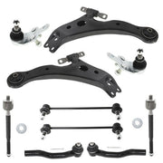 DURAFORCE Black Front Lower Control Arm Suspension Kit 10pc For Toyota Camry 2007-2011
