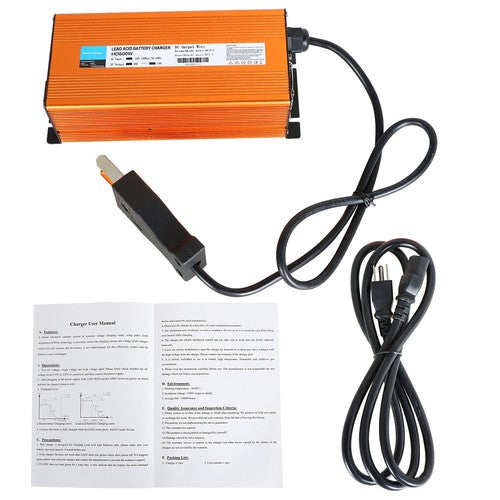DURAFORCE For EZGO Yamaha Golf Cart Battery Charger 36 Volt 14 Amp With Crowfoot Plug