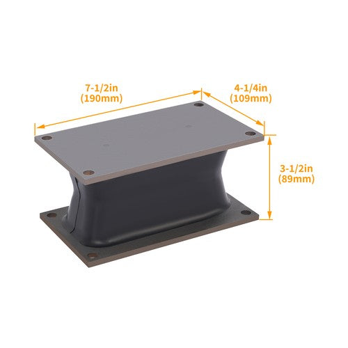 Vibratory Plate Compactor Rubber Isolator Shock Mount 4 Pack for Stanley