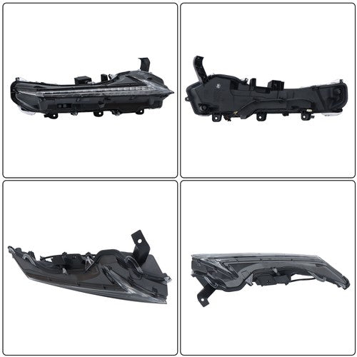 DURAFORCE For Lexus NX200t/300/300h 2015-2021 Fog Light Lamp DRL Right Side Black Housing