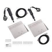 DURAFORCE 15001-101 9"x12" Standard Boat Trim Tab Kit 12V No Switch For 16-25 Foot Vessels