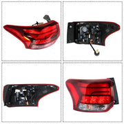 DURAFORCE Rear Tail Light Lamp Red For Mitsubishi Outlander 2016-2020 Driver Side Outer