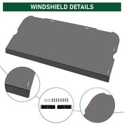 DURAFORCE Tinted Rear Windshield Back Window For Polaris RZR XP 1000 / 4 1000 2014-2023