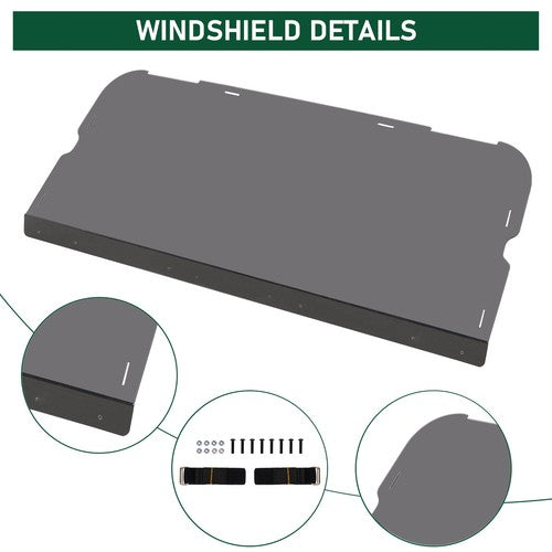 DURAFORCE Tinted Rear Windshield Back Window For Polaris RZR XP 1000 / 4 1000 2014-2023