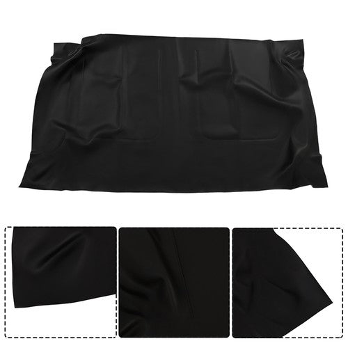 DURAFORCE Black Front Seat Bottom Cover 2007-2016 For Yamaha G29 / Drive Golf Cart