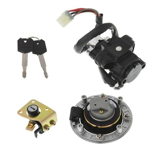 DURAFORCE Ignition Switch Gas Cap Cover Seat Lock Key For Suzuki Katana 600 Katana 750 US