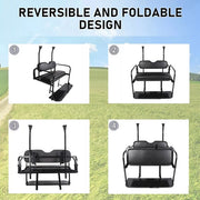 DURAFORCE For Club Car Precedent Rear Seat Flip For Club Car Tempo/Onward 2004+ Golf Cart
