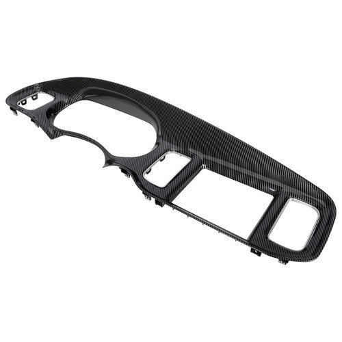 for 2011-2014 Dodge Charger Instrument Panel Radio Dash Trim Bezel Carbon Style