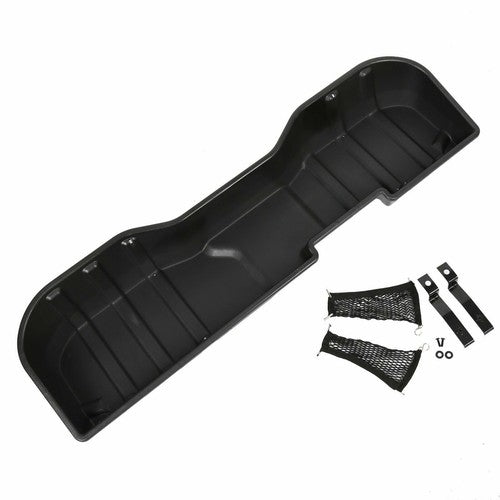 Black Underseat Storage Box for 07 18 Chevy Silverado 07 19 GMC Sierra Crew Cab